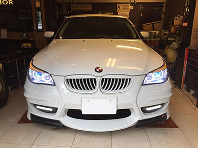 BMW M5 ライト加工