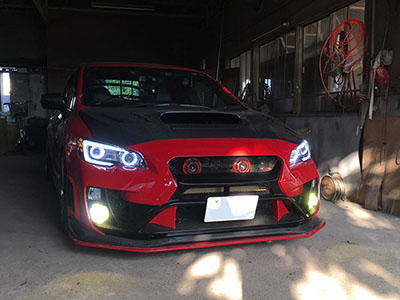 WRX ライト加工