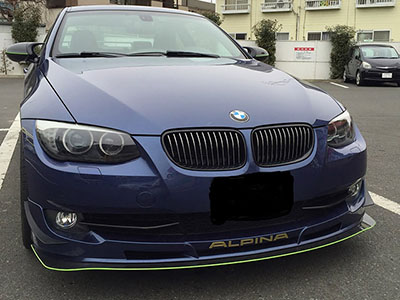 BMW 3シリーズ　ライト加工